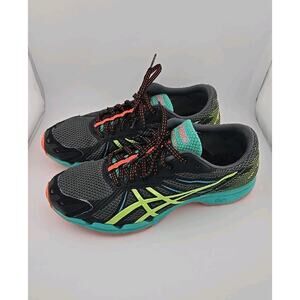 ASICS Gel Fuji Racer 3 Women's Trail Running Shoes T465N Size 9 Neon NO INSOLES